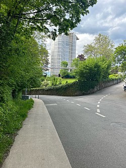 Arrivée à Hermance et sa tour