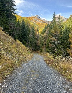 On descend en direction du petit pont